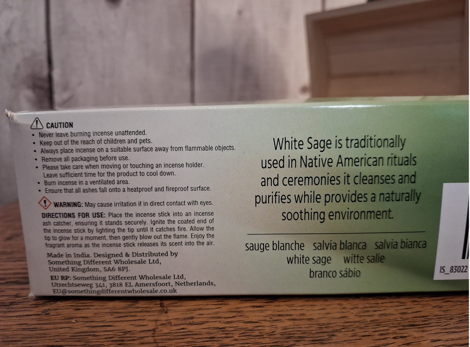 Elements White Sage Incense Sticks 2 Elements White Sage Incense Sticks - Image 3