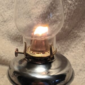 Small Tin Table Oil Lamp